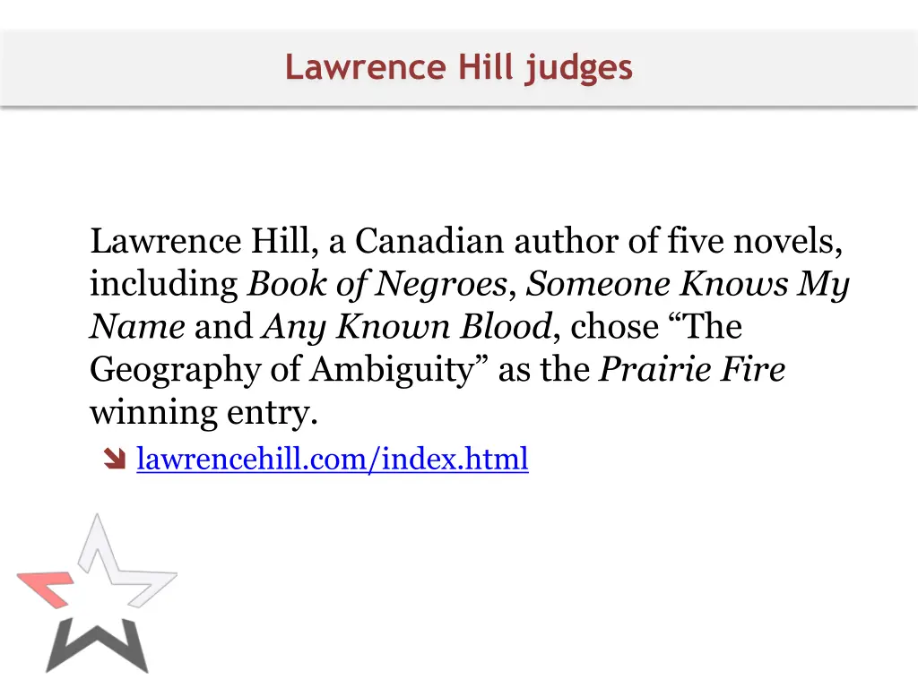 lawrence hill judges