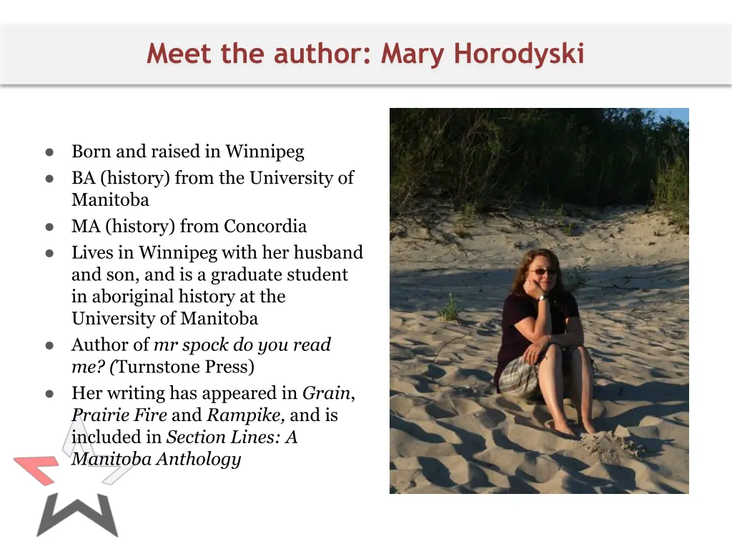 meet the author mary horodyski