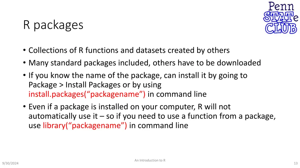 r packages