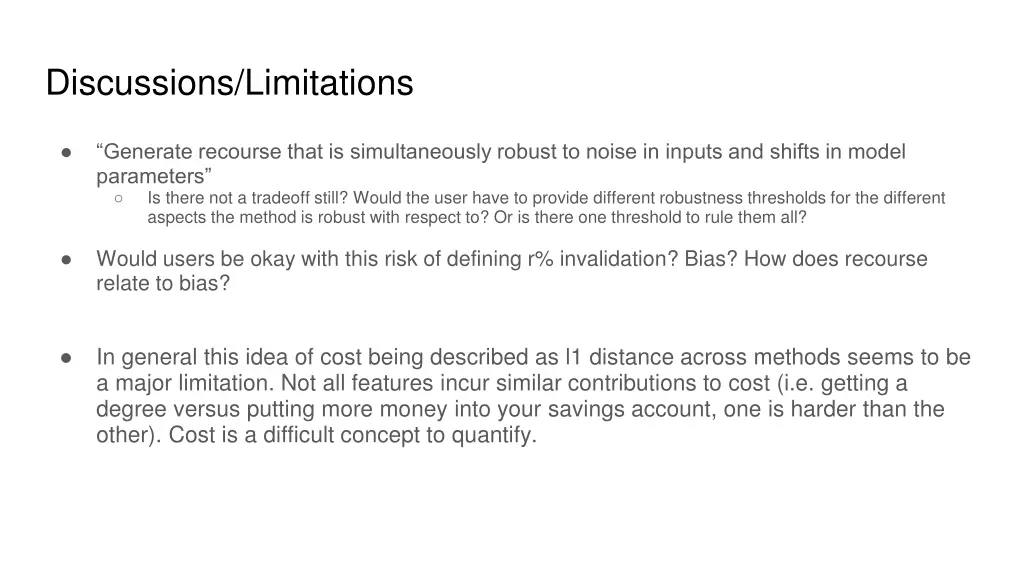 discussions limitations