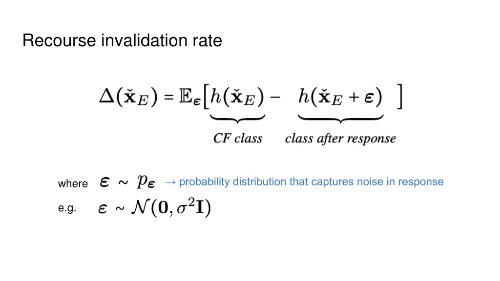 recourse invalidation rate