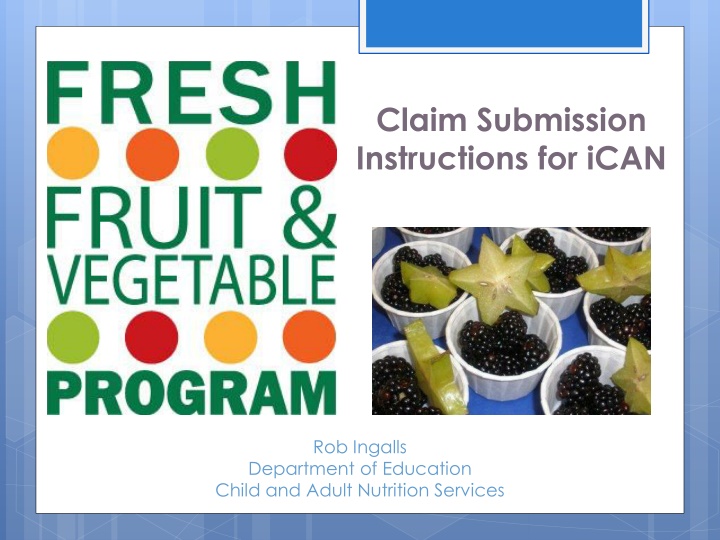 claim submission instructions for ican