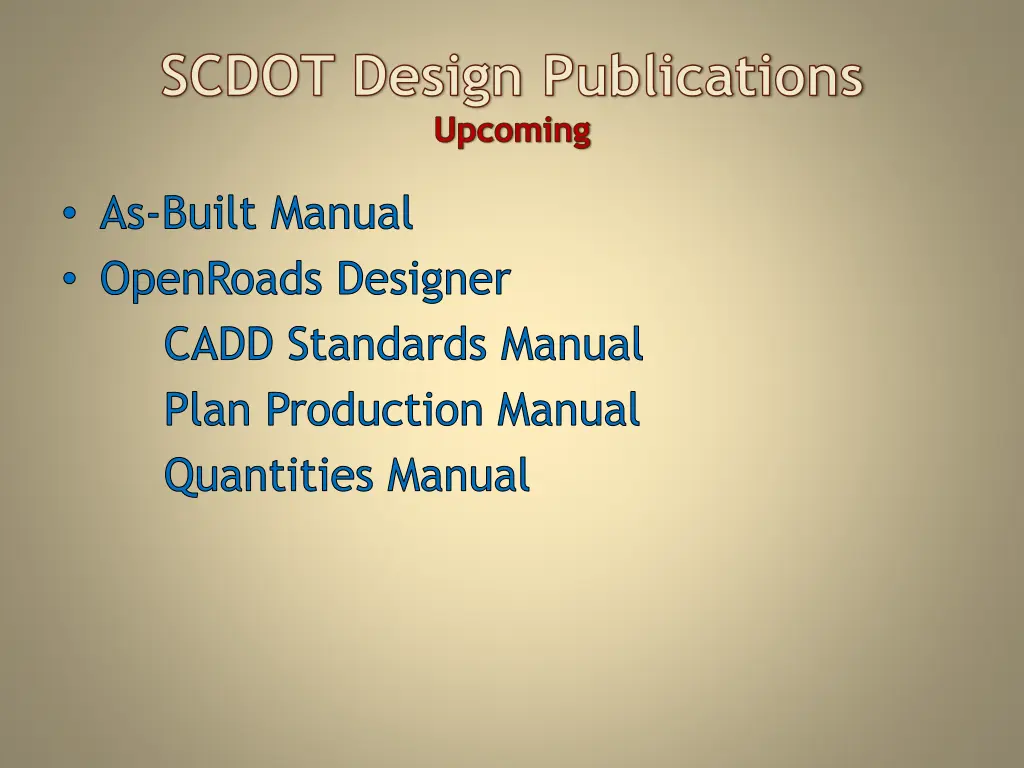 scdot design publications upcoming 1