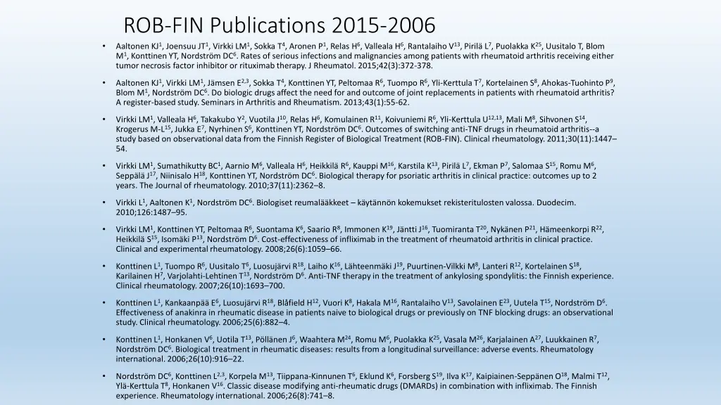 rob fin publications 2015 2006 aaltonen