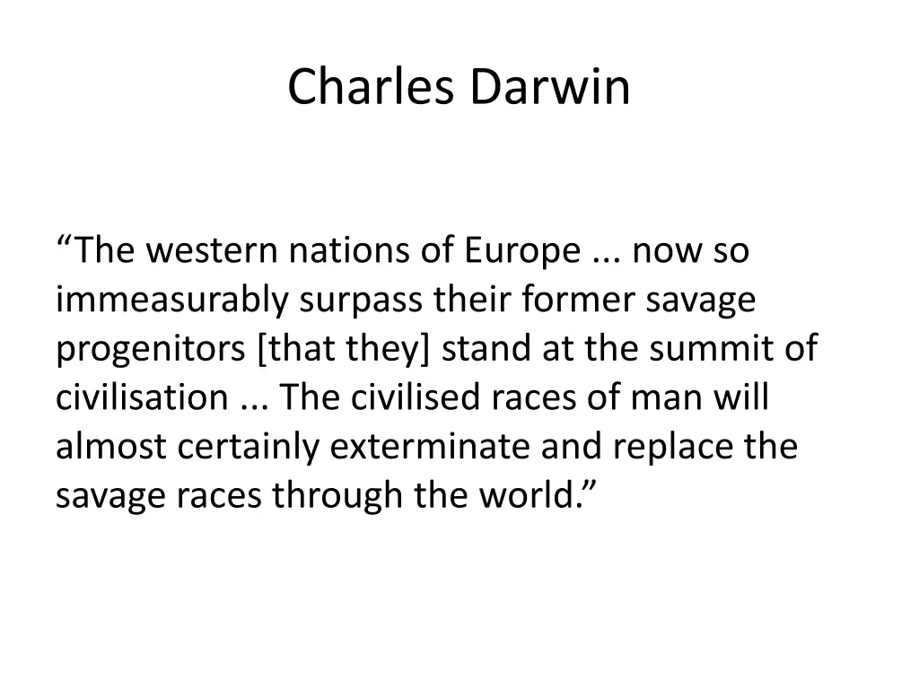 charles darwin