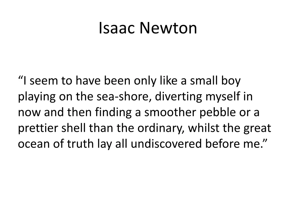 isaac newton