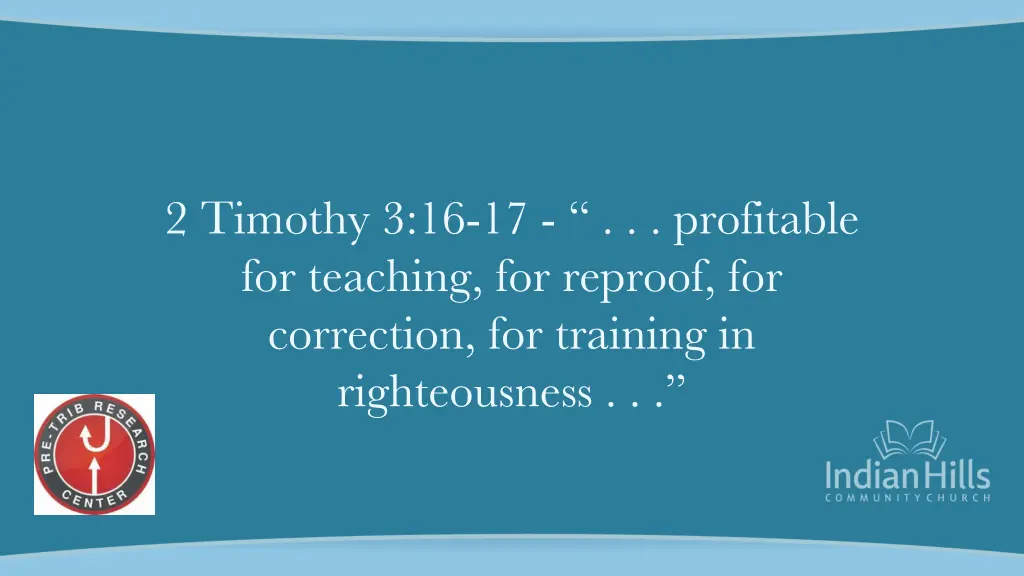 2 timothy 3 16 17 profitable for teaching