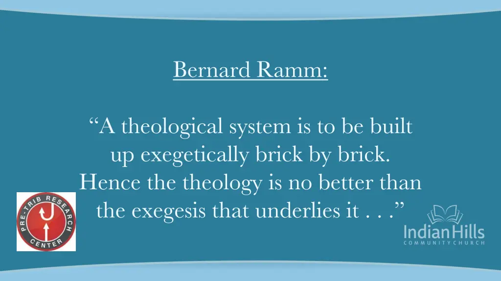 bernard ramm