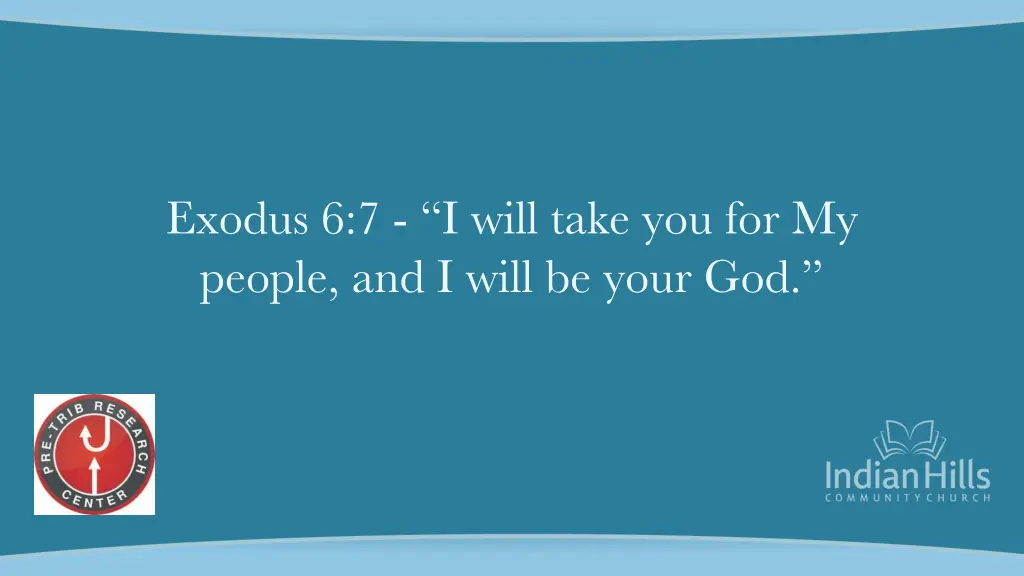 exodus 6 7 i will take you for my people