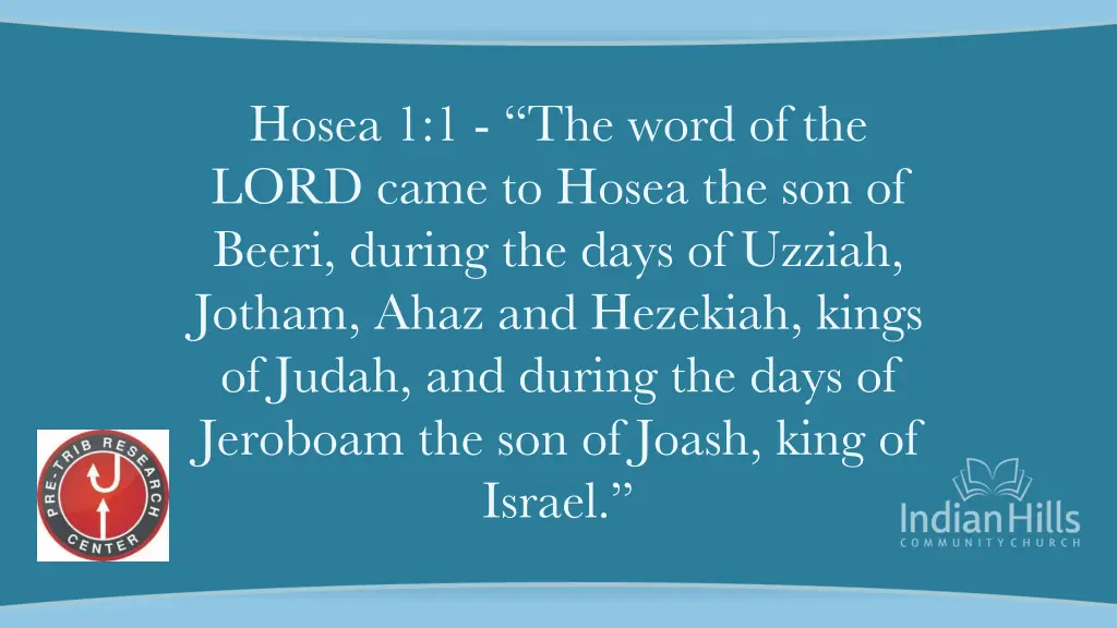 hosea 1 1 the word of the lord came to hosea