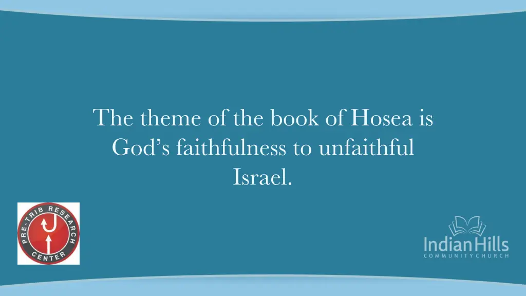 the theme of the book of hosea