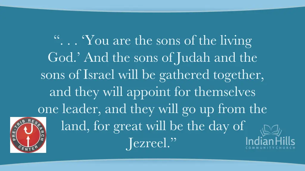 you are the sons of the living god and the sons 1