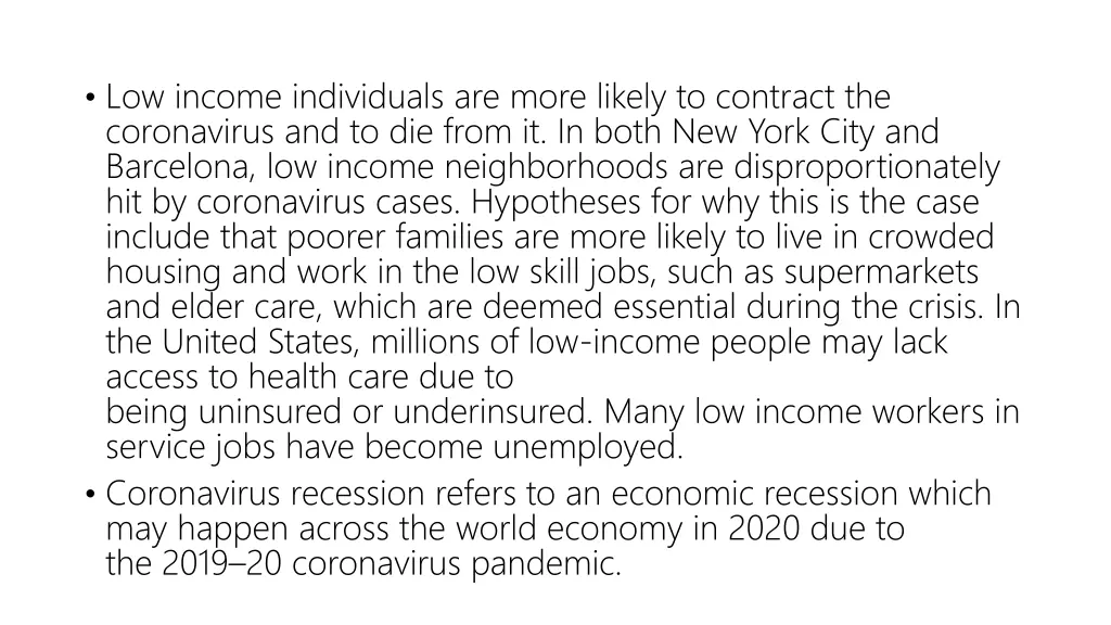 low income individuals are more likely