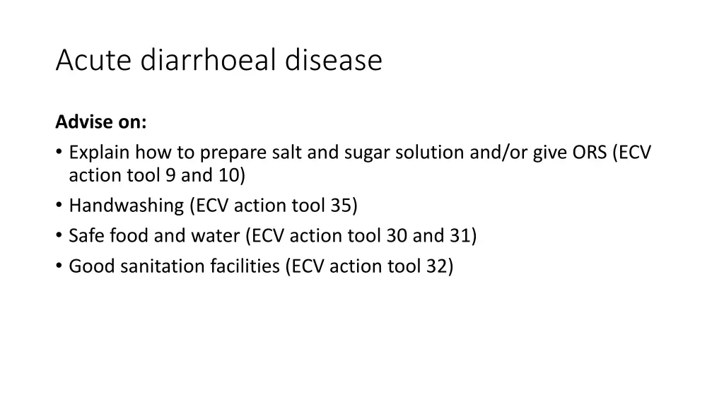 acute diarrhoeal disease 1