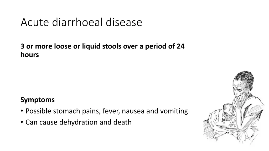 acute diarrhoeal disease