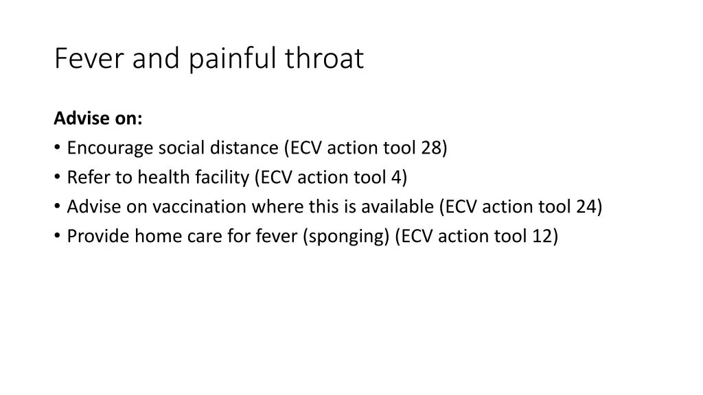 fever and painful throat 1