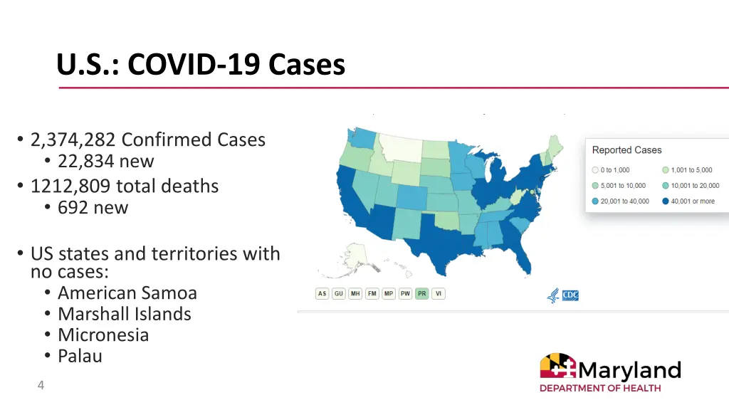 u s covid 19 cases