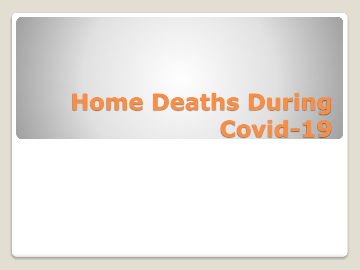 home deaths during