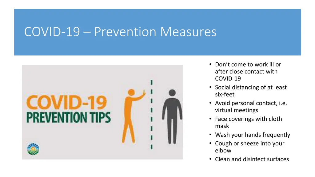 covid 19 prevention measures