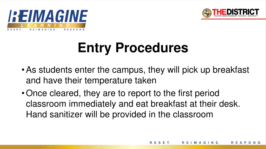 entry procedures 1