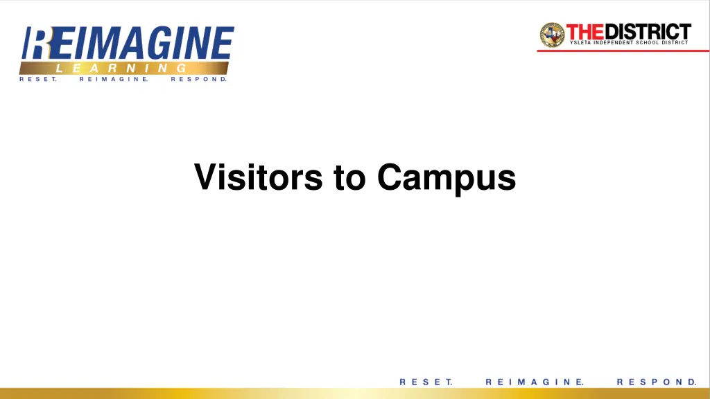 visitors to campus