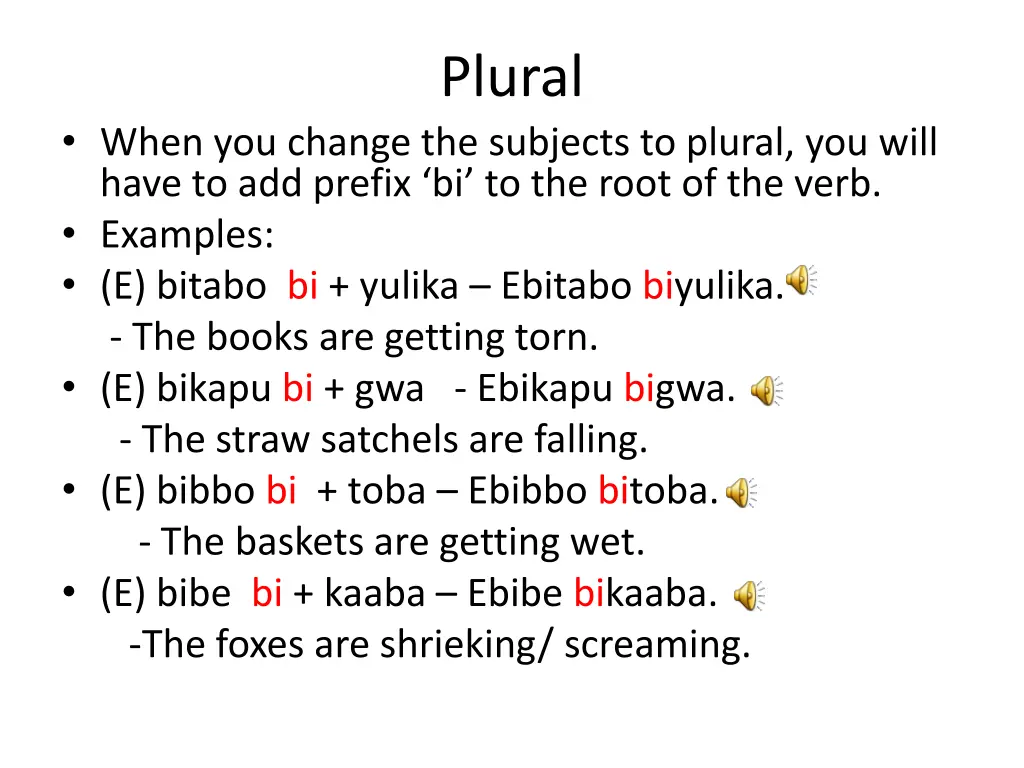 plural 1