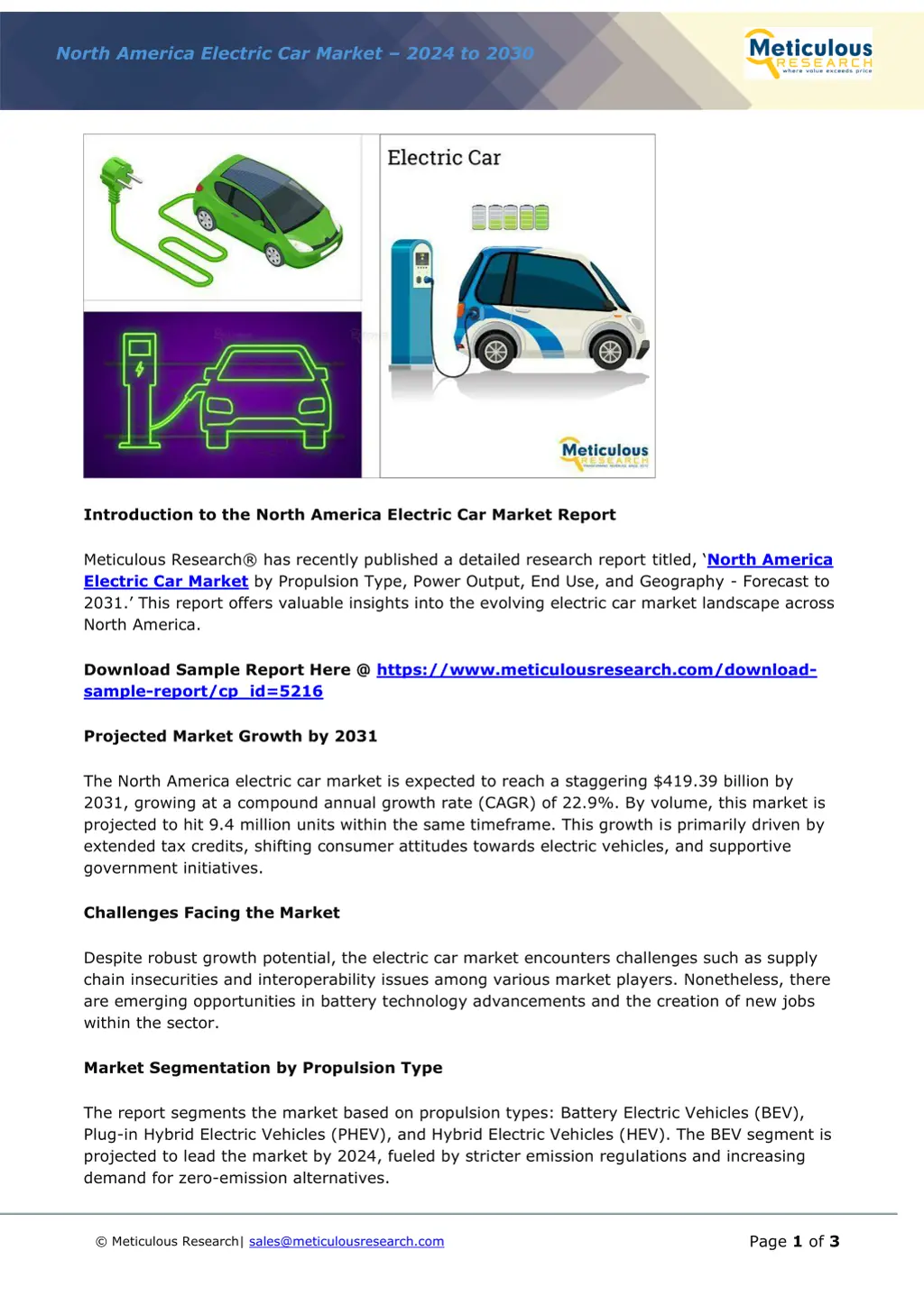 north america electric car market 2024 to 2030