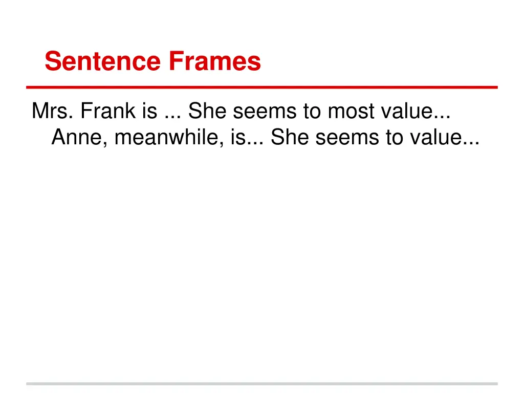 sentence frames 4