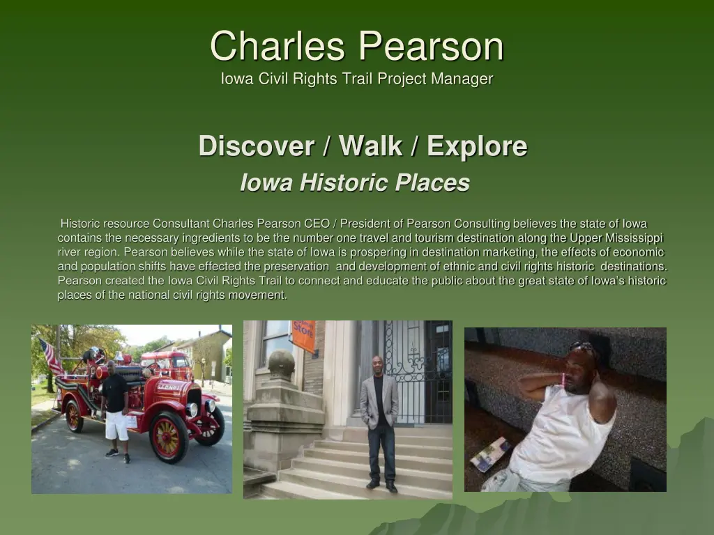 charles pearson iowa civil rights trail project