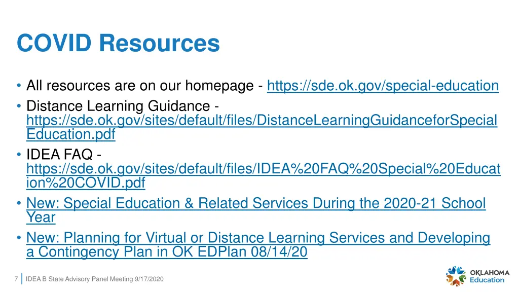 covid resources