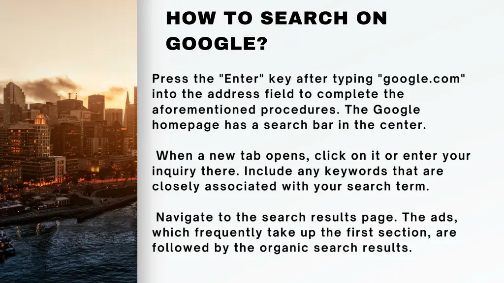 how to search on google