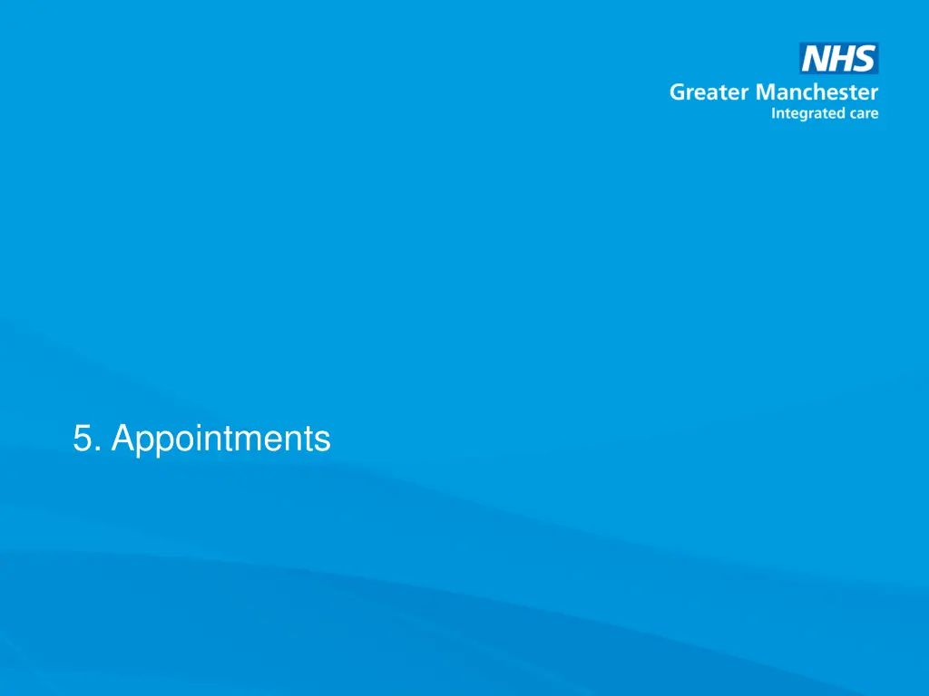 5 appointments