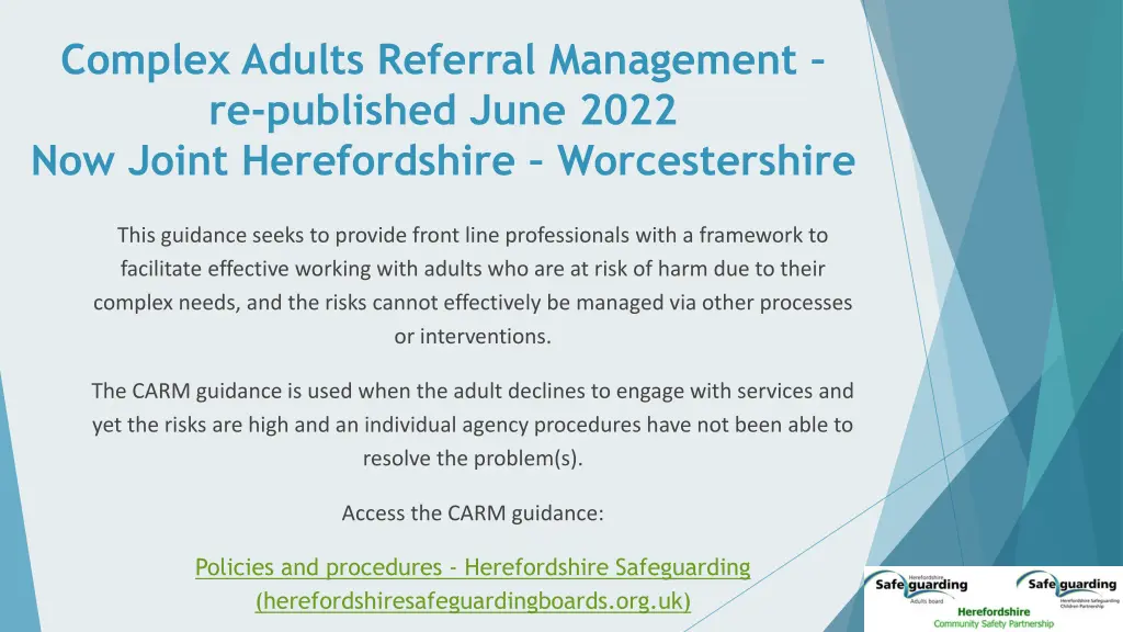 complex adults referral management re published