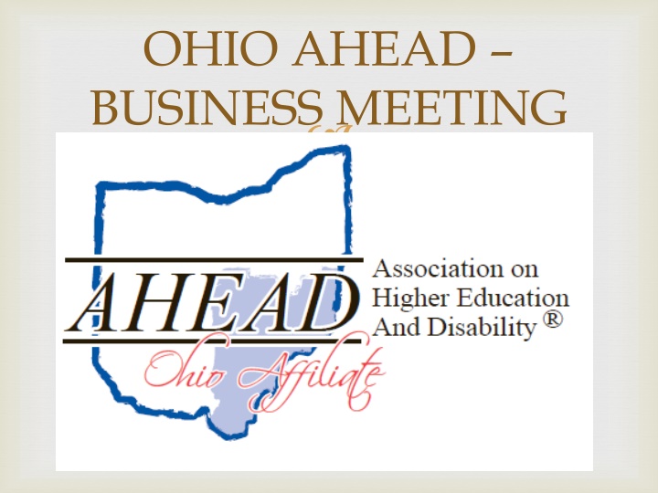 ohio ahead business meeting