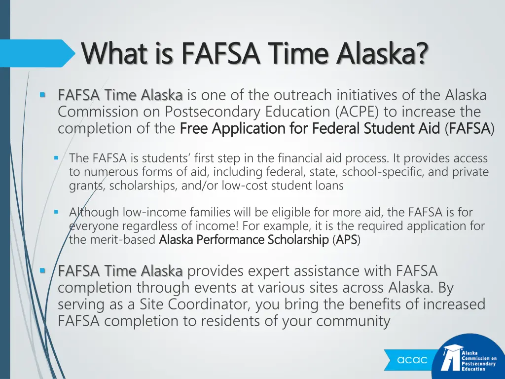 what is what is fafsa time alaska fafsa time