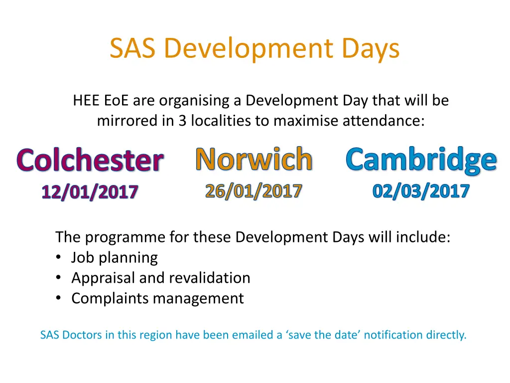 sas development days