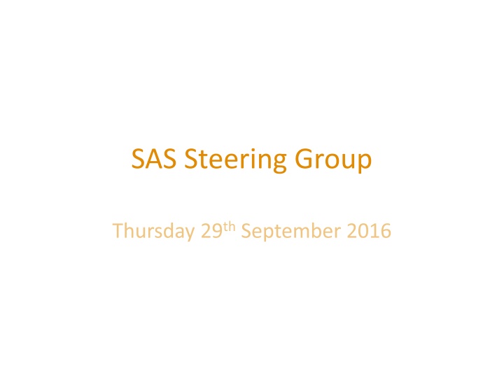 sas steering group