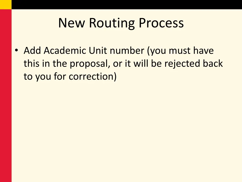 new routing process 1