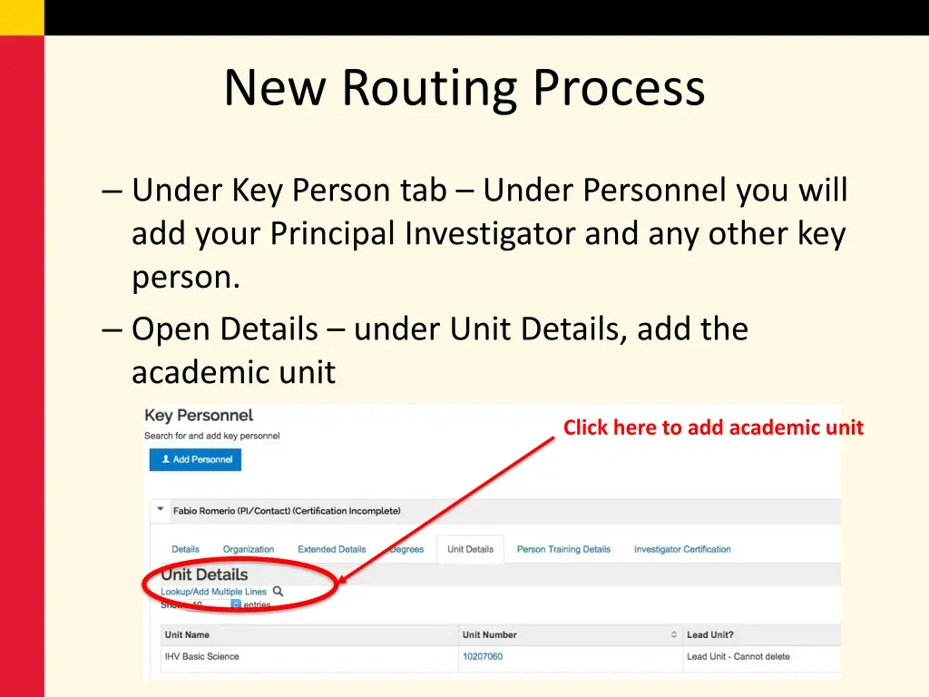 new routing process