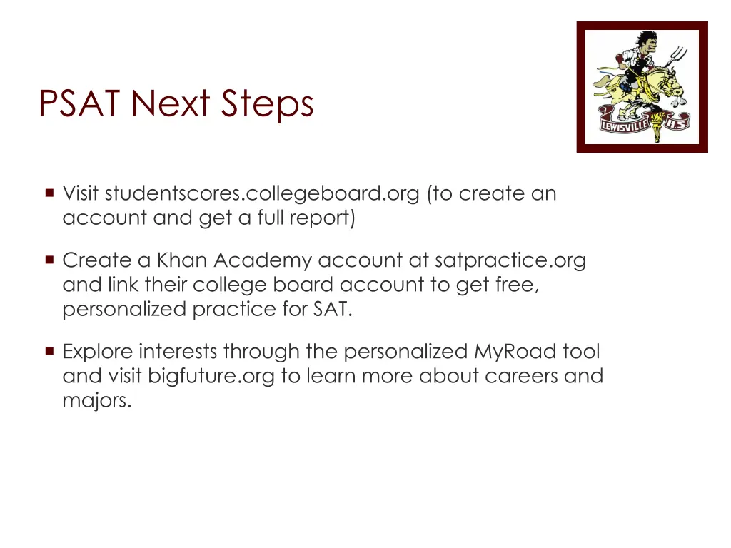 psat next steps