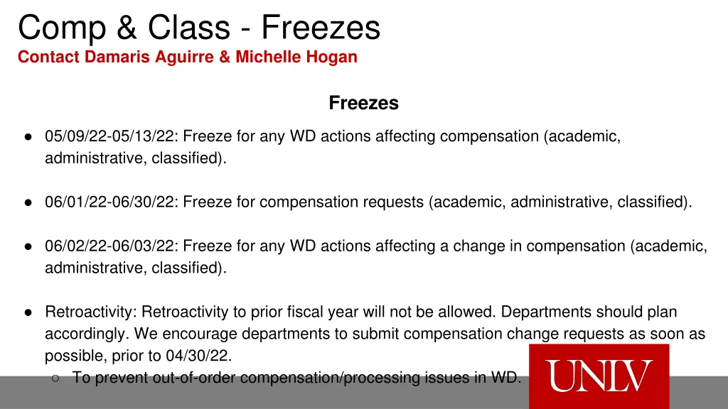 comp class freezes contact damaris aguirre