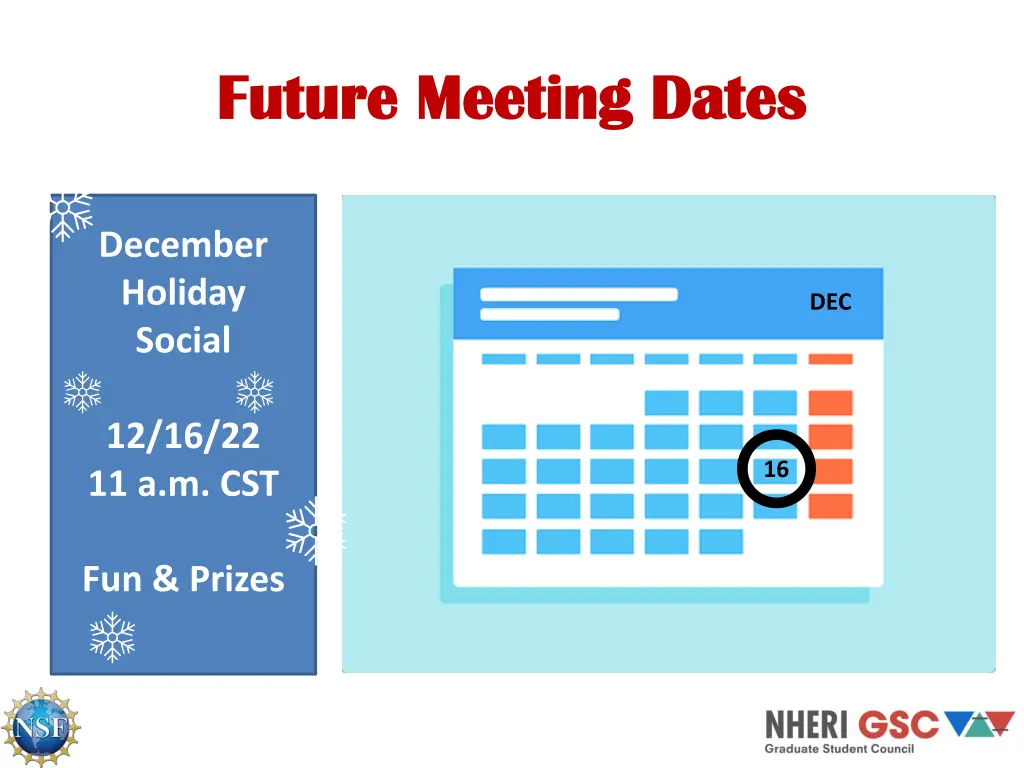 future meeting dates future meeting dates