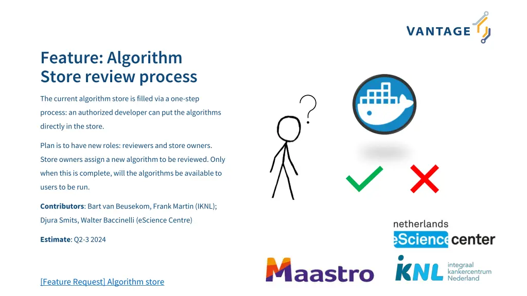 feature algorithm store review process