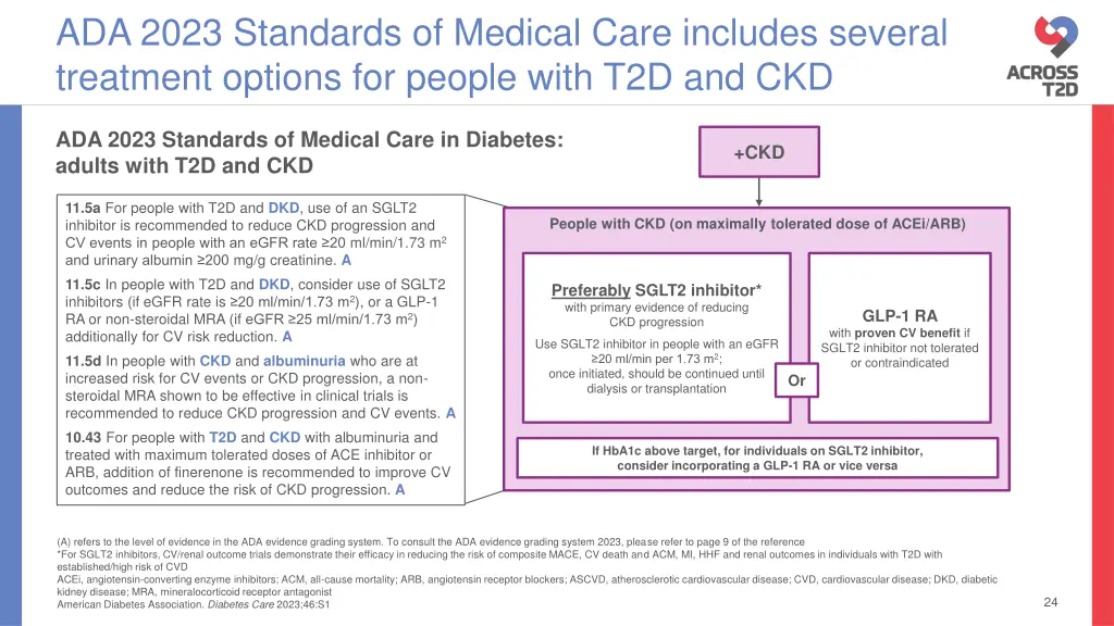 ada 2023 standards of medical care includes