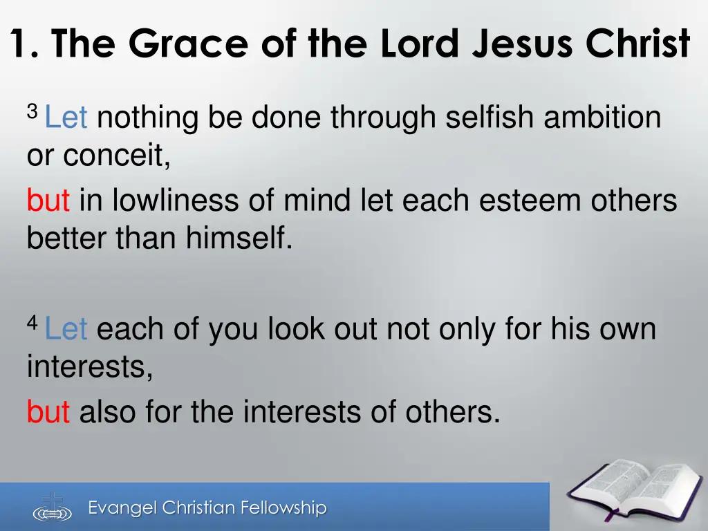 1 the grace of the lord jesus christ 1