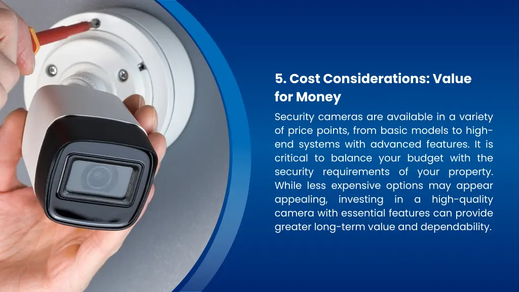 5 cost considerations value for money