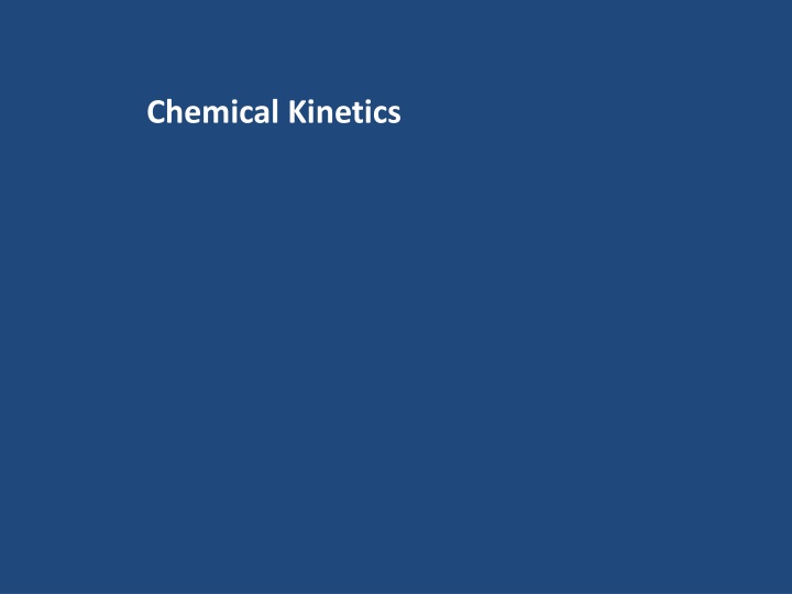 chemical kinetics