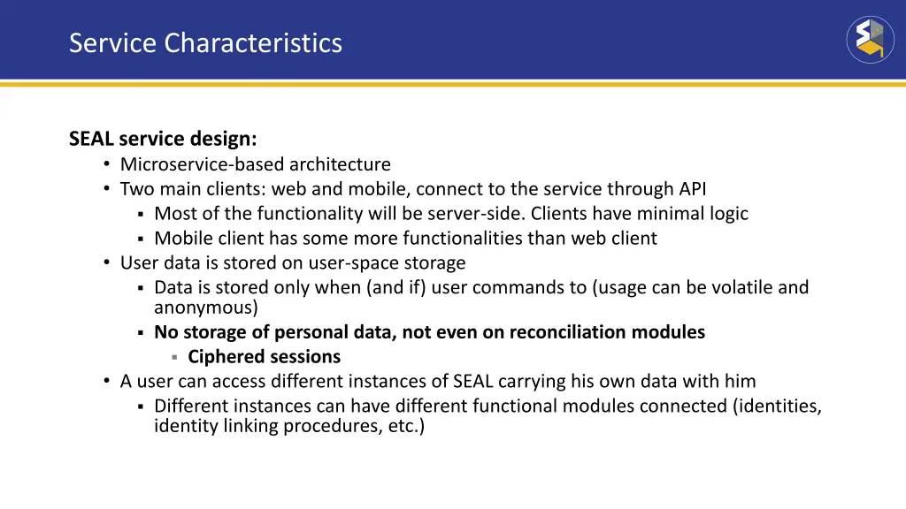 service characteristics