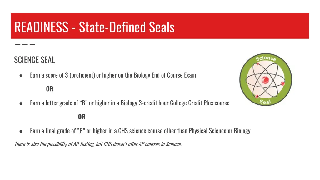 readiness state defined seals