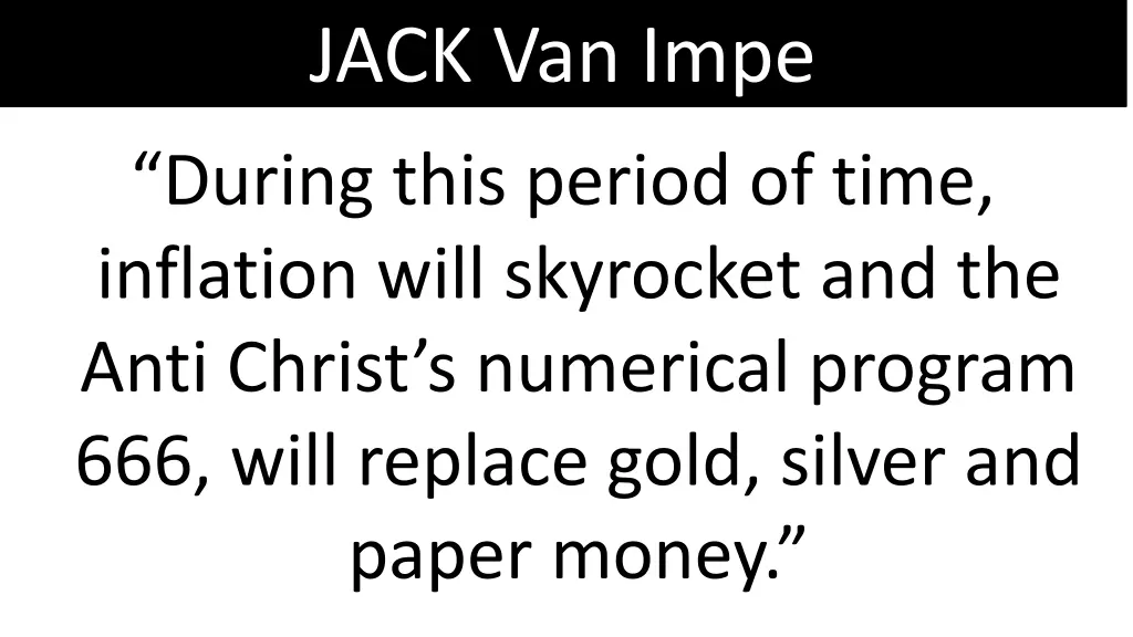 jack van impe